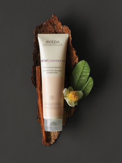 Color Conserve Daily Color Protect by Aveda Daily leave-in treatment that seals in color to help protect it from fading for up to six weeks while infusing hair with moisture and illuminating shine. It’s the only Aveda leave-in treatment with the colour conserve complex, developed by Aveda pros specifically for your colour-treated hair. Use once a week.